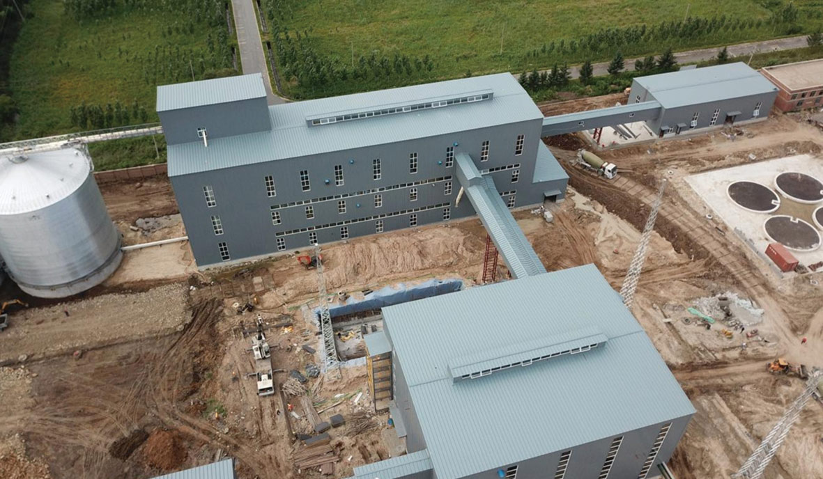 农产品深加工厂房优质工程-黑龙江弘正大豆深加工厂房